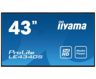 iiyama 43'' LE4340S-B3 Czarny - 1374339 - zdjęcie 1